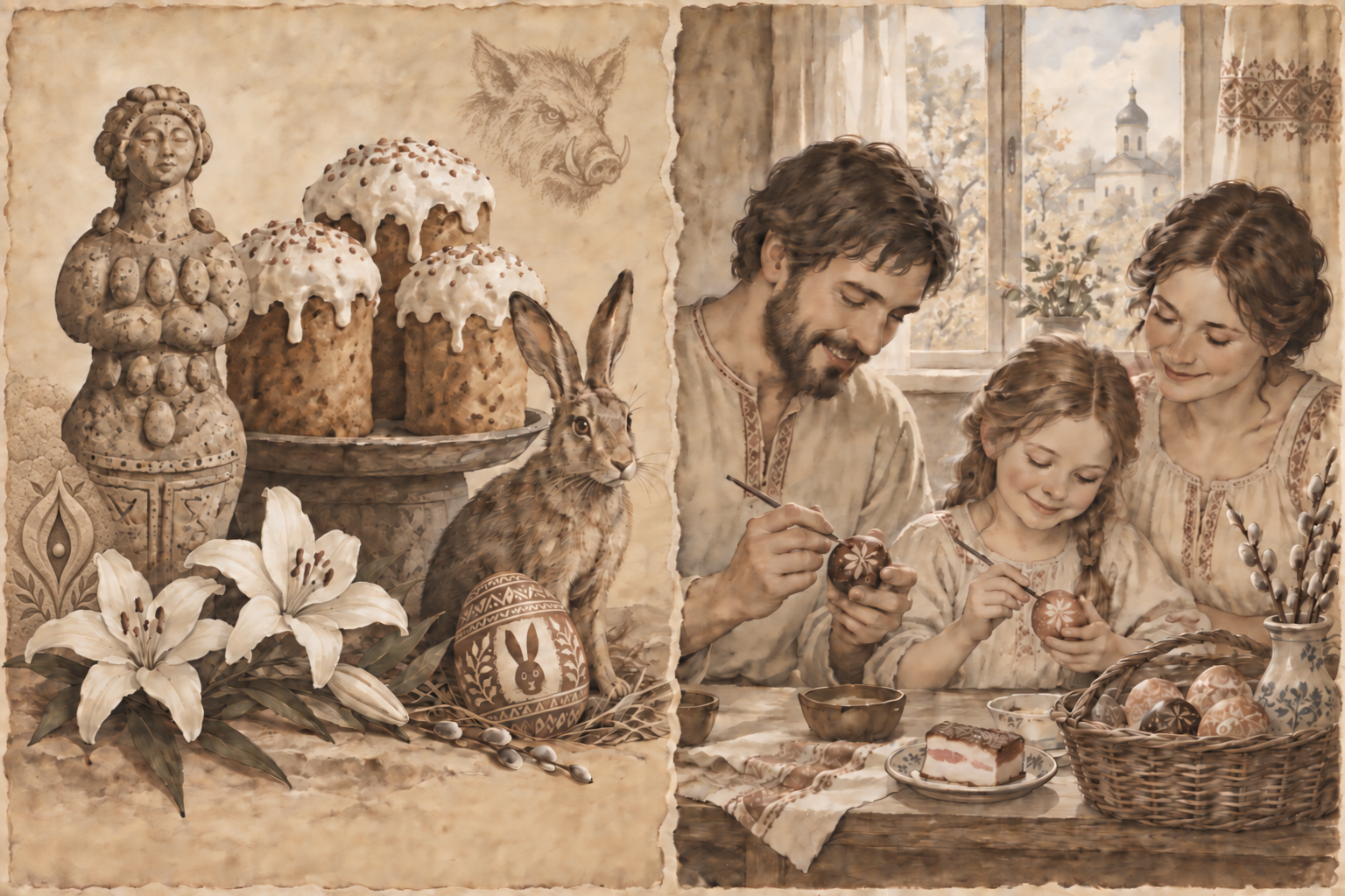 Давні весняні символи та сучасний Easter